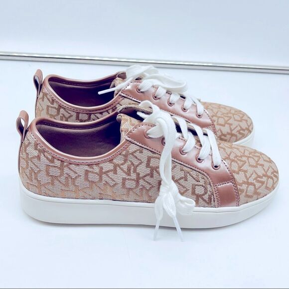 DKNY Big Girls Cam Jacquard Sneakers Size 5 - Picture 8 of 12